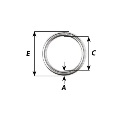 Online Anneau rond inox 316L Poulie, Anneau De Friction & Palan·Anneau Faible Friction|Cordage·Sangle, Sandow & Élastique