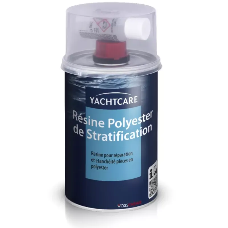 Résine polyester de stratification avec durcisseur*Yachtcare New