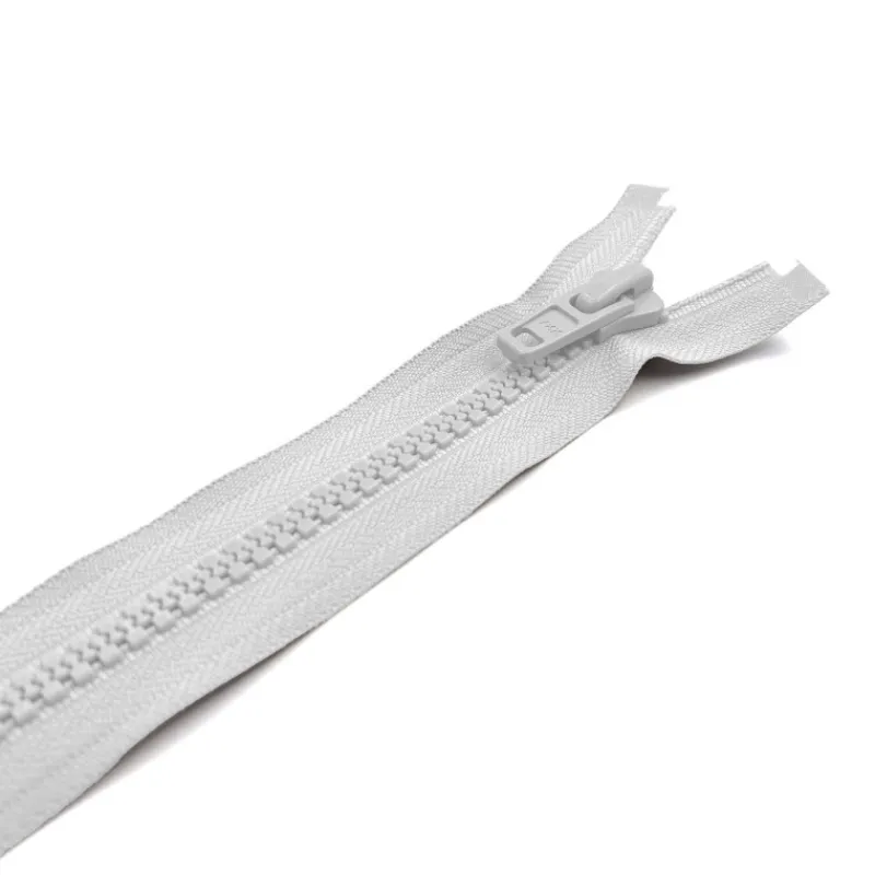 Fermeture injectée 9 mm chaine 10 mm blanc*YKK Best